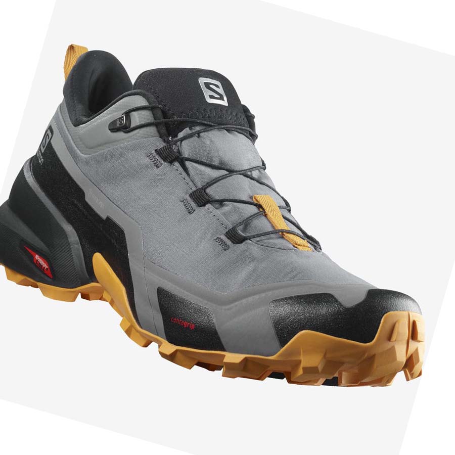 Salomon CROSS HIKE GORE-TEX Erkek Yürüyüş Ayakkabısı Gri | TR 3608KOR